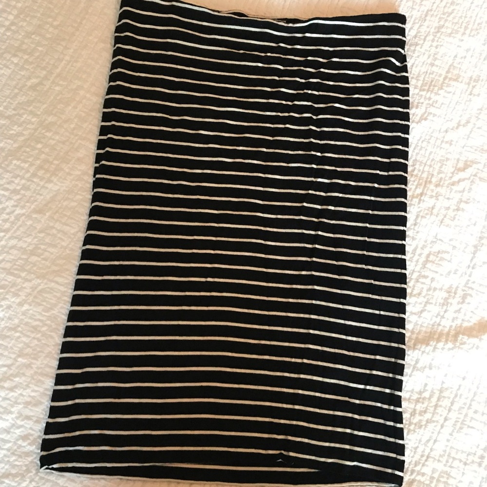 Stretch Jersey Pencil Skirt